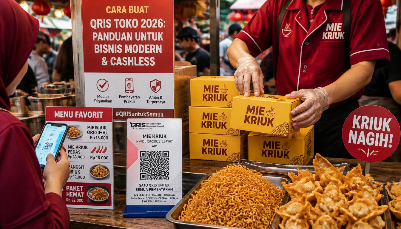 Cara Buat QRIS Toko 2026 Panduan Untuk Bisnis Modern & Cashless