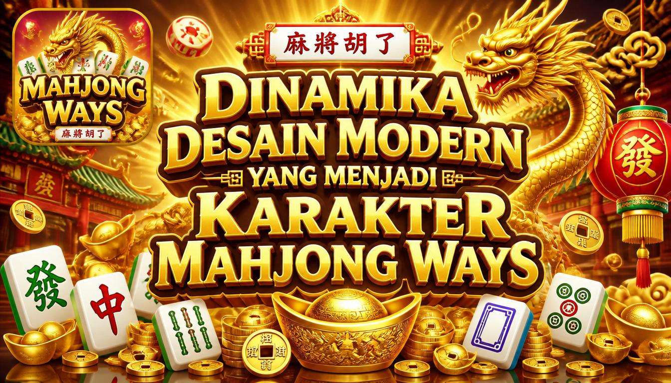 Dinamika Desain Modern yang Menjadi Karakter Mahjong Ways