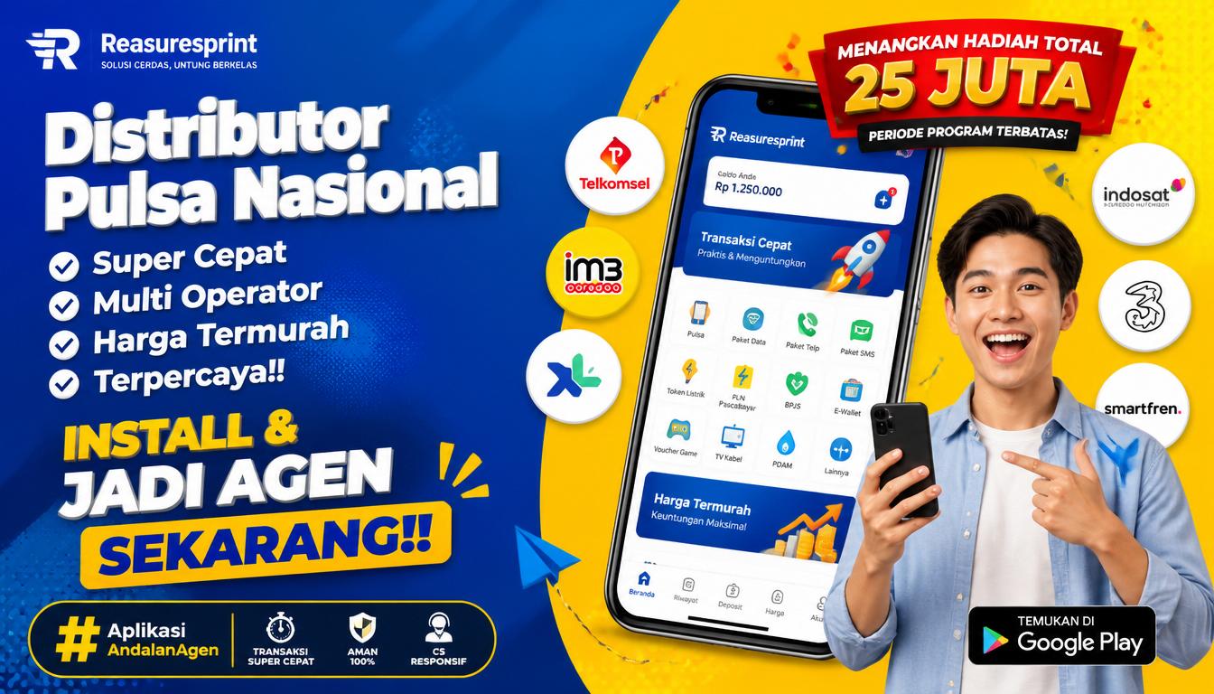 Distributor Pulsa Nasional Super Cepat Multi Operator Harga Termurah Terpercaya