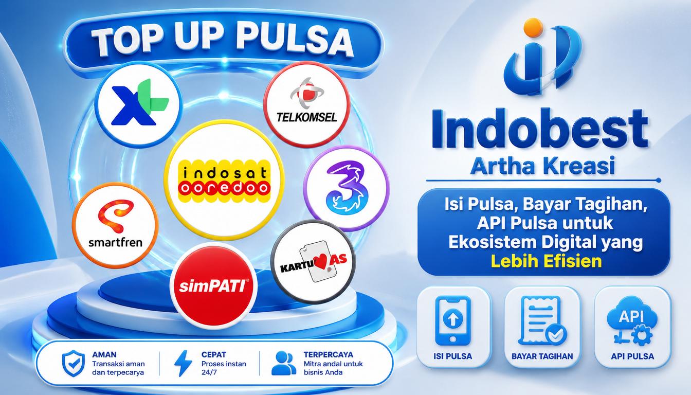 Indobest Artha Kreasi: Isi Pulsa, Bayar Tagihan, API Pulsa untuk Ekosistem Digital yang Lebih Efisien