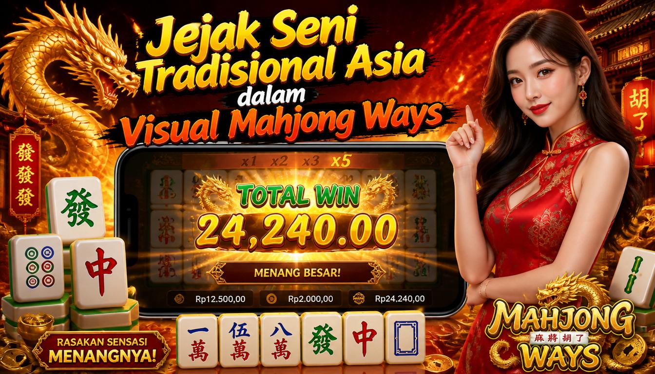 Jejak Seni Tradisional Asia dalam Visual Mahjong Ways