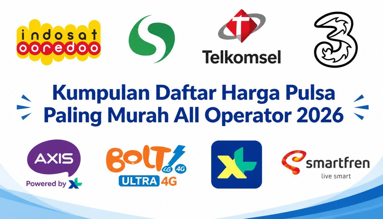 Kumpulan Daftar Harga Pulsa Paling Murah All Operator