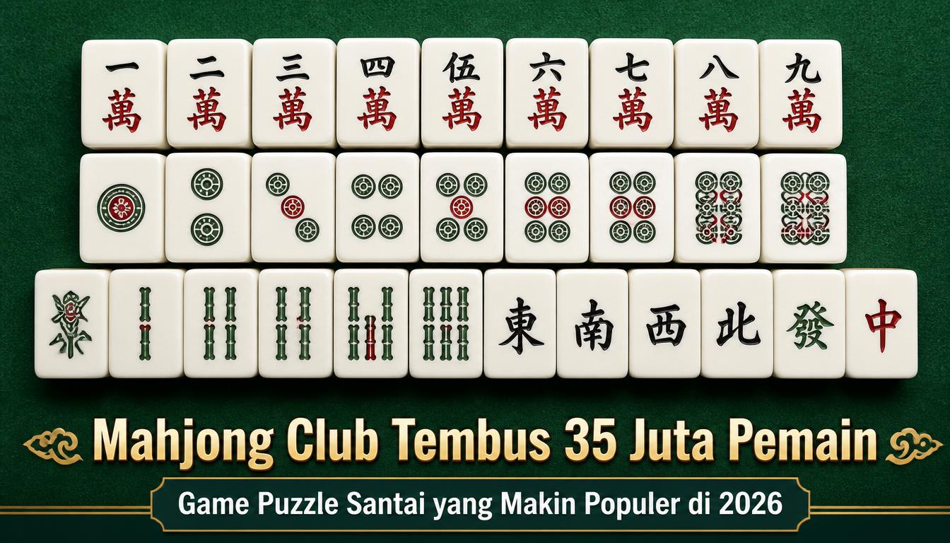 Mahjong Club Tembus 35 Juta Pemain, Game Puzzle Santai yang Makin Populer di