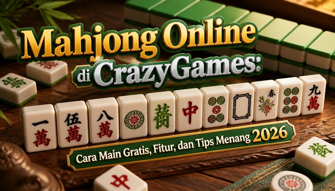 Mahjong Online di CrazyGames Cara Main Gratis, Fitur, dan Tips Menang