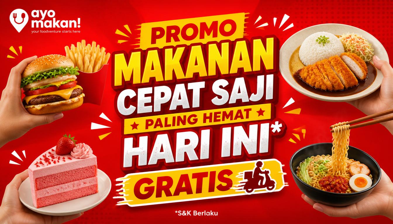 Promo Makanan Cepat Saji Paling Hemat Hari Ini