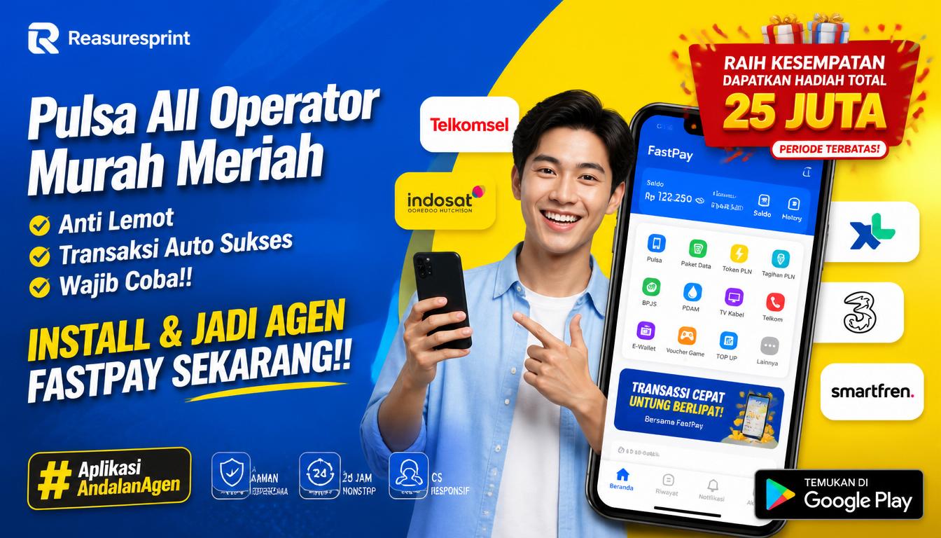 Pulsa All Operator Murah Meriah Anti Lemot Transaksi Auto Sukses Wajib Coba!