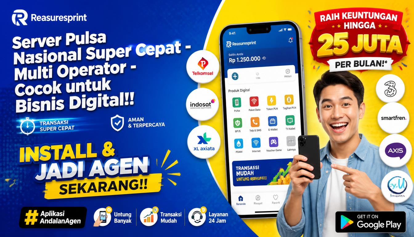 Server Pulsa Nasional Super Cepat Multi Operator Cocok untuk Bisnis Digital