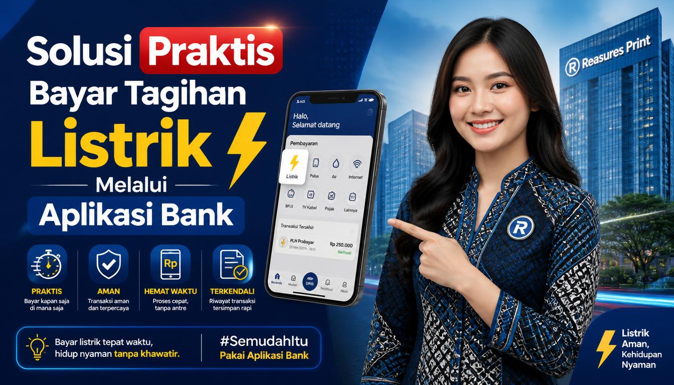 Solusi Praktis Bayar Tagihan Listrik Melalui Aplikasi Bank