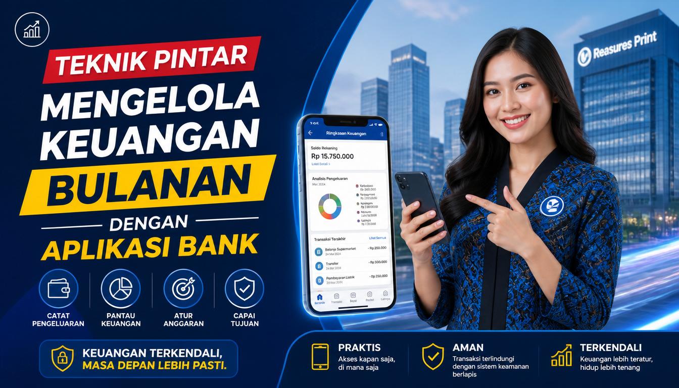 Teknik Pintar Mengelola Keuangan Bulanan dengan Aplikasi Bank