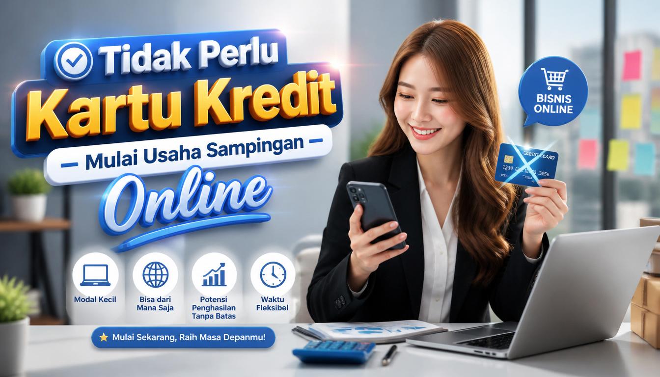 Tidak Perlu Kartu Kredit – Mulai Usaha Sampingan Online