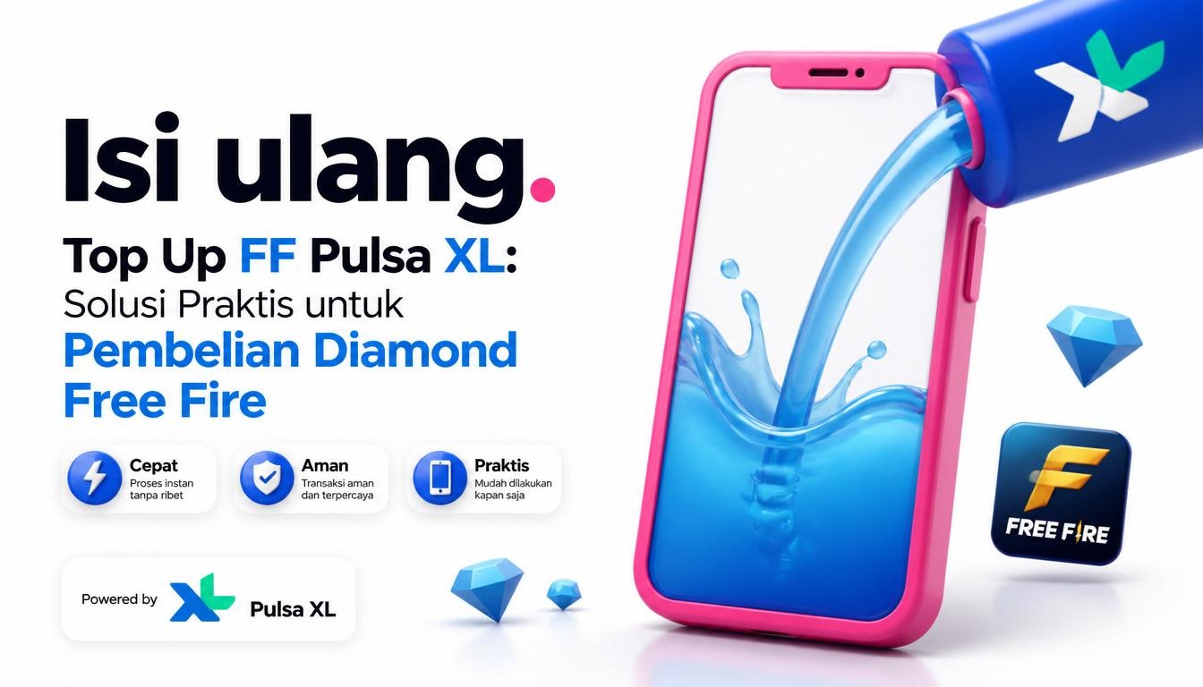 Top Up FF Pulsa XL Solusi Praktis untuk Pembelian Diamond Free Fire