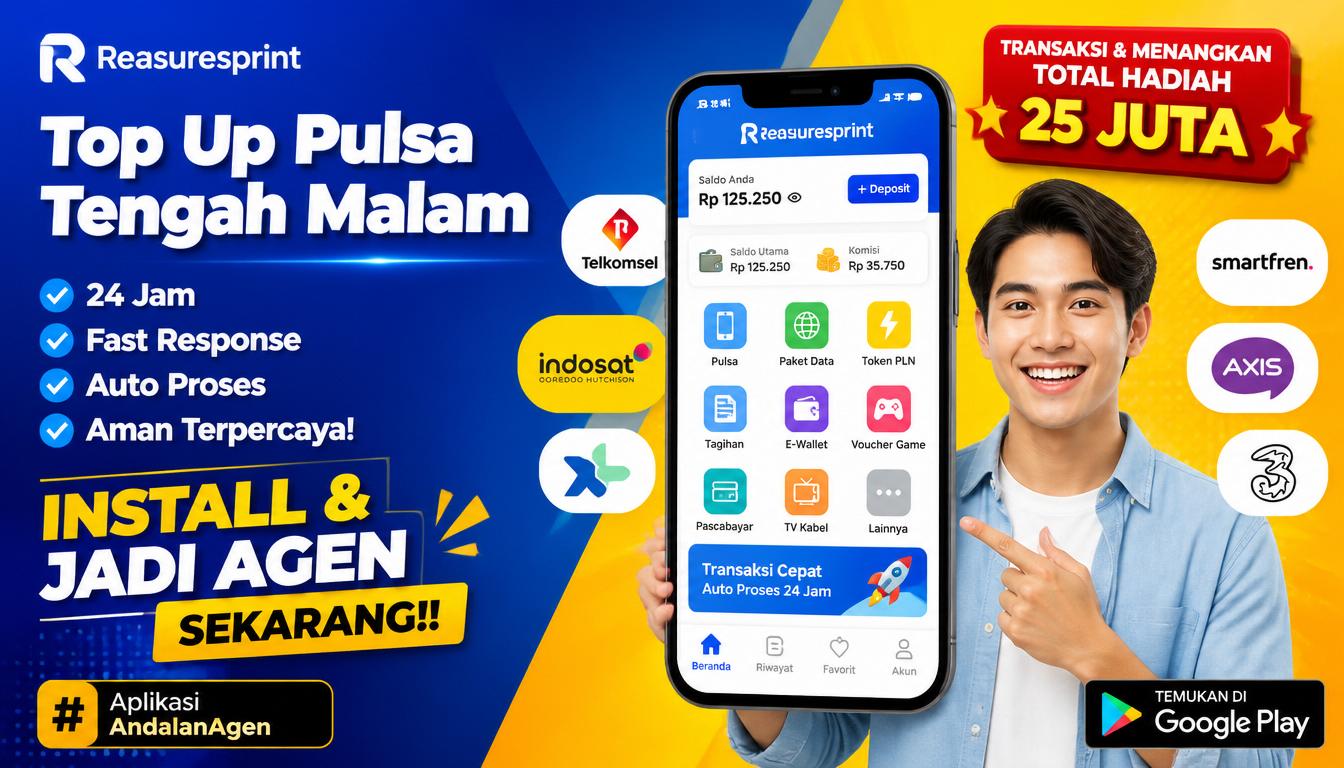 Top Up Pulsa Tengah Malam 24 Jam Fast Response Auto Proses Aman Terpercaya