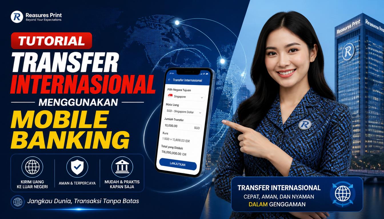Tutorial Transfer Internasional Menggunakan Mobile Banking