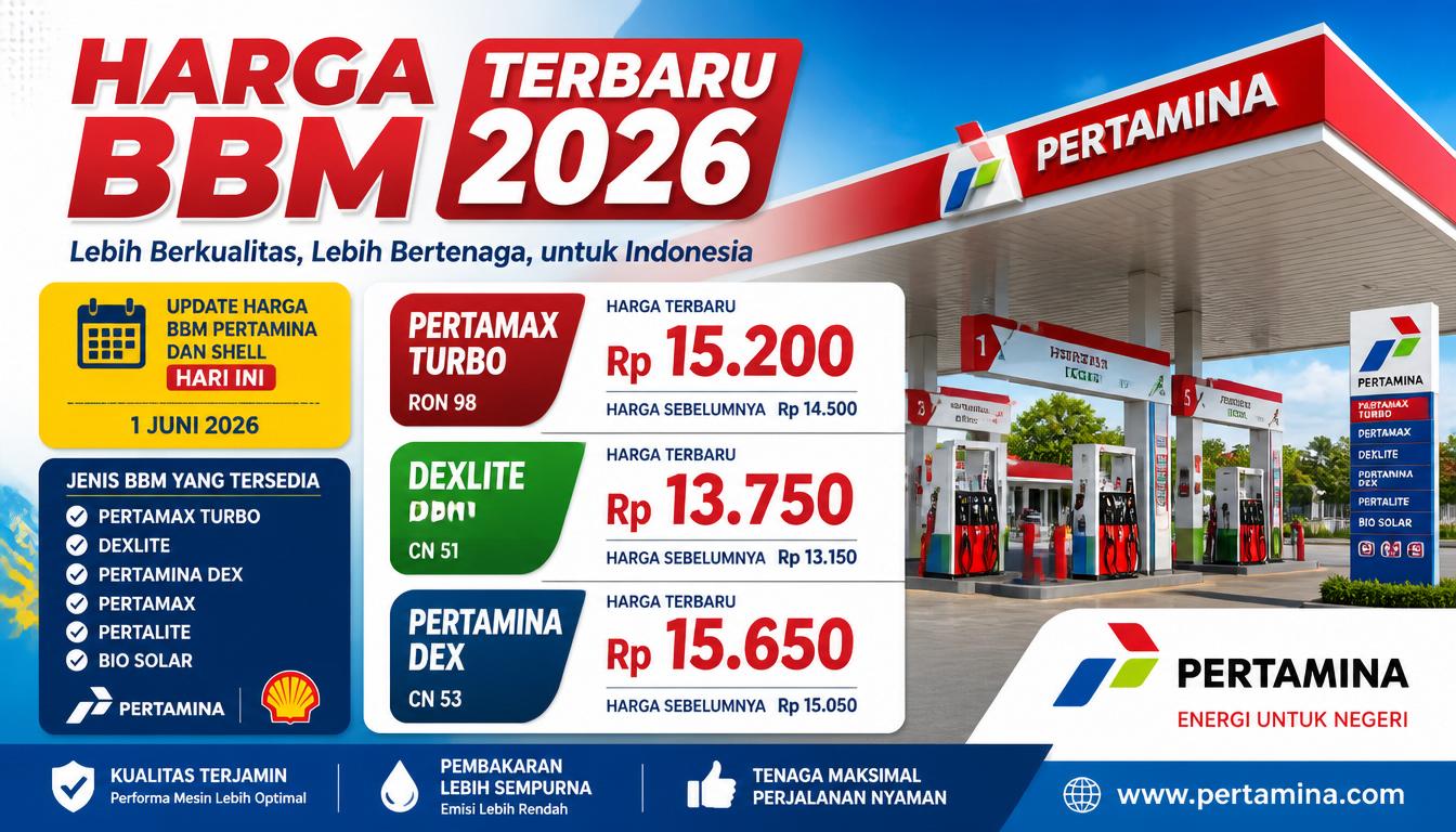 Update Harga BBM Pertamina dan Shell Hari Ini