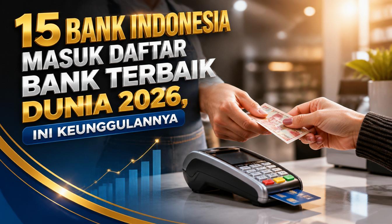 15 Bank Indonesia Masuk Daftar Bank Terbaik Dunia 2026, Ini Keunggulannya
