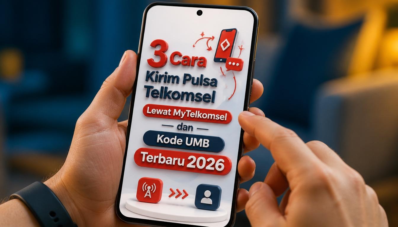 3 Cara Kirim Pulsa Telkomsel Lewat MyTelkomsel dan Kode UMB Terbaru 2026