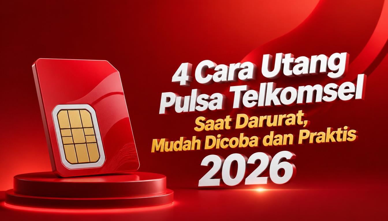 4 Cara Utang Pulsa Telkomsel Saat Darurat, Mudah Dicoba dan Praktis 2026