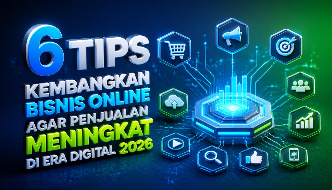 6 Tips Kembangkan Bisnis Online agar Penjualan Meningkat di Era Digital 2026