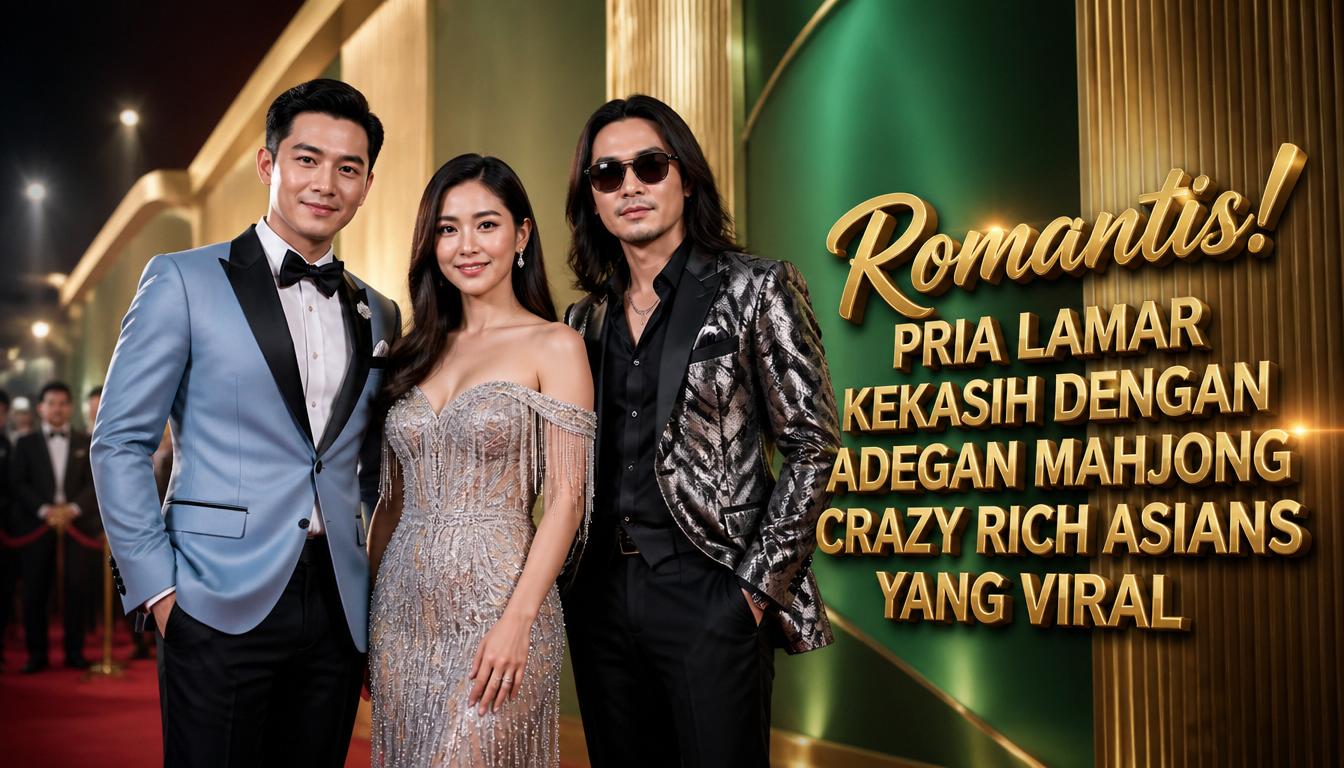 Romantis! Pria Lamar Kekasih dengan Adegan Mahjong Crazy Rich Asians yang Viral