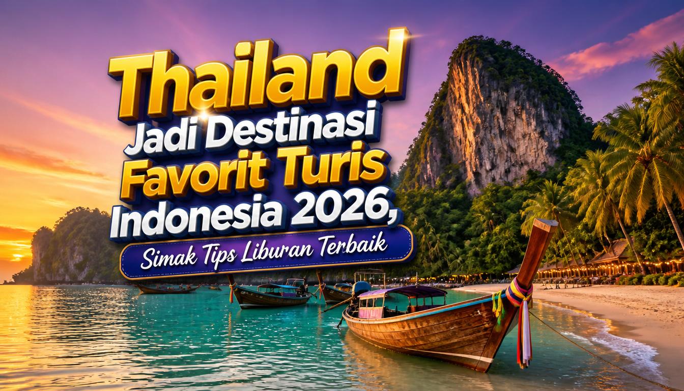 Thailand Jadi Destinasi Favorit Turis Indonesia 2026, Simak Tips Liburan Terbaik