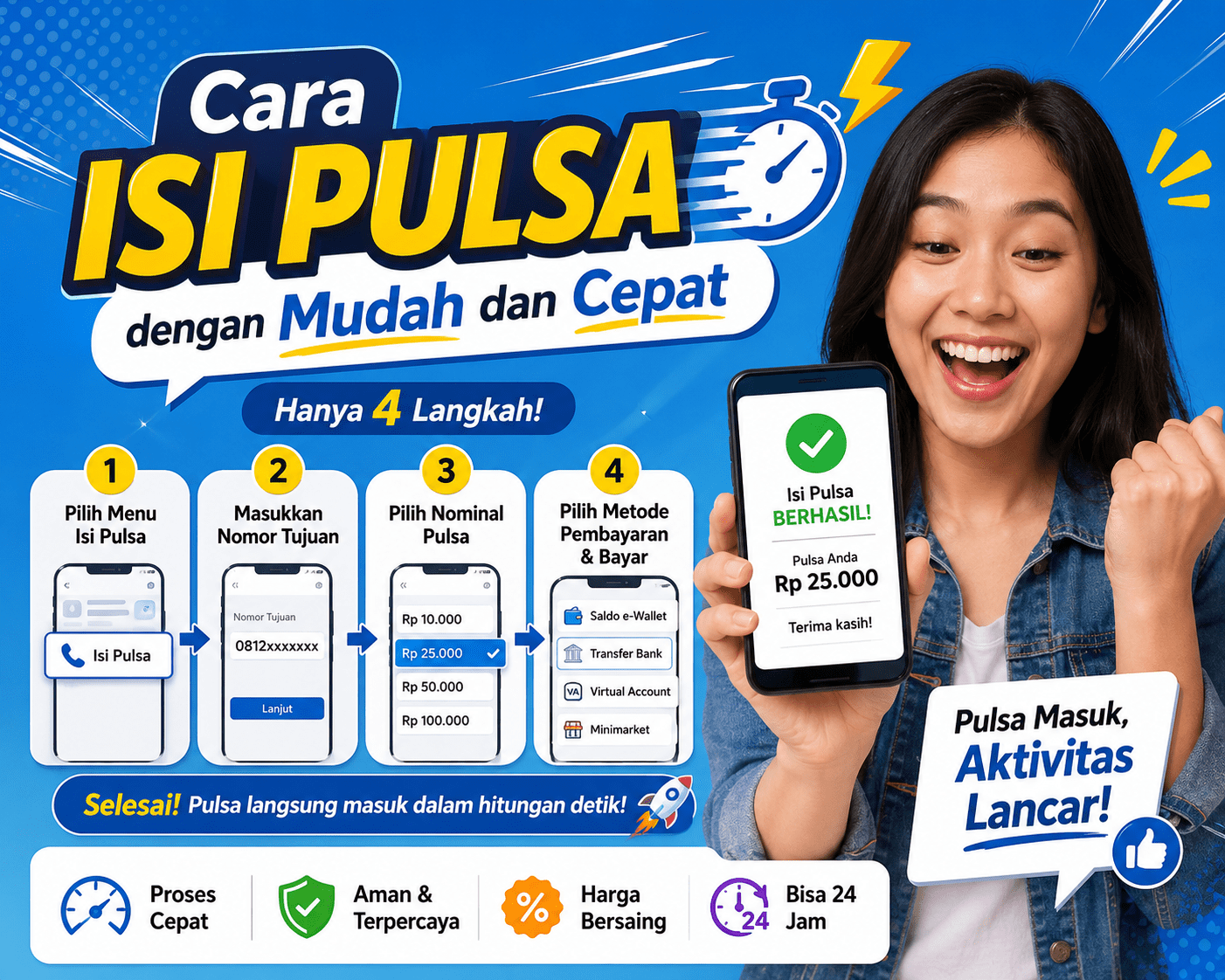 Cara Isi Pulsa dengan Mudah dan Cepat