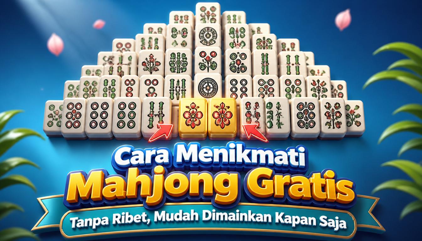 Cara Menikmati Mahjong Gratis Tanpa Ribet, Mudah Dimainkan Kapan Saja