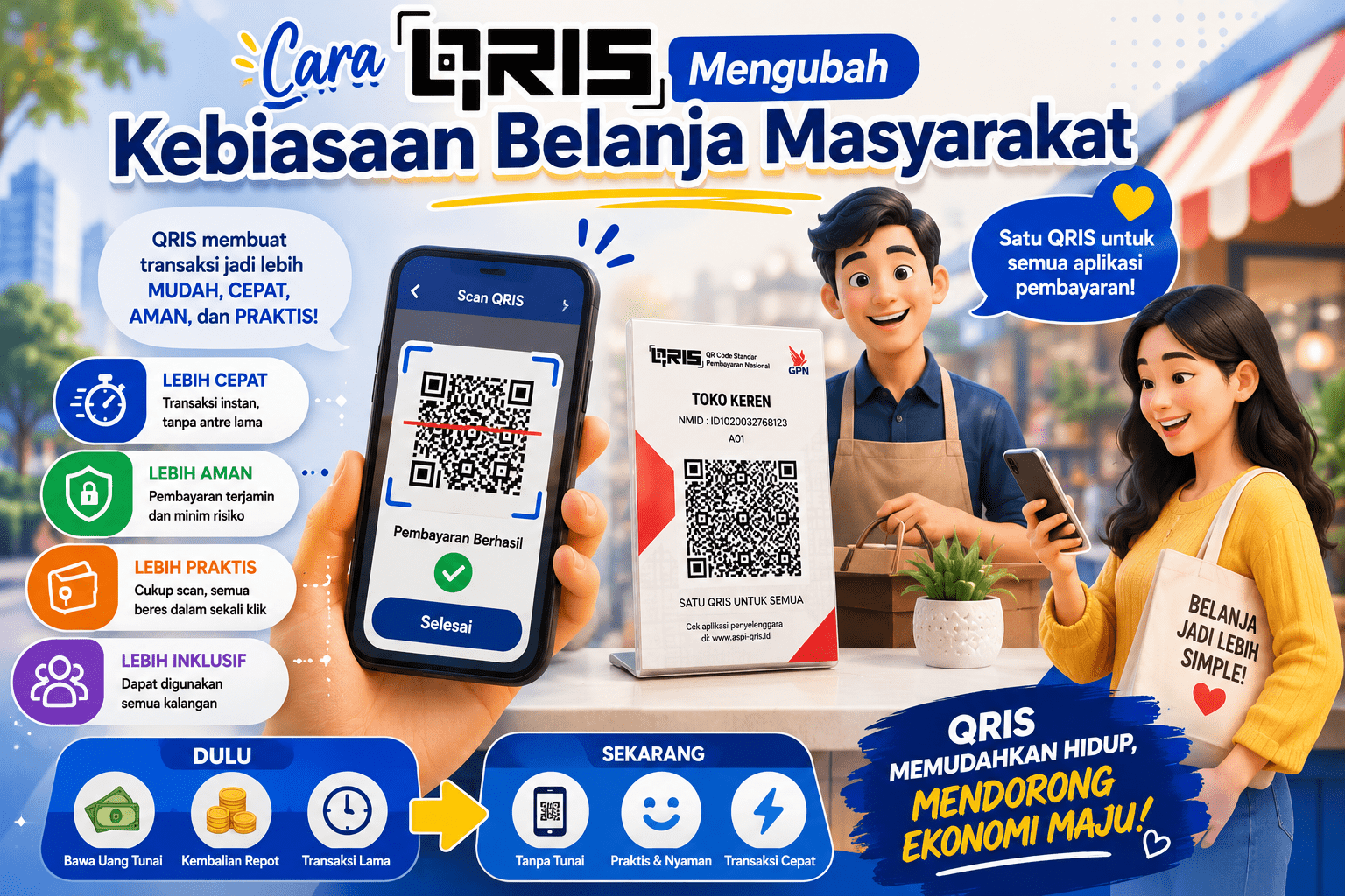 Cara QRIS Mengubah Kebiasaan Belanja Masyarakat