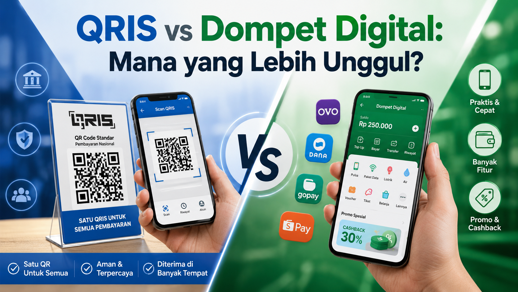 Mengenal QRIS dan Dompet Digital: Bukan Dua Hal yang Sama