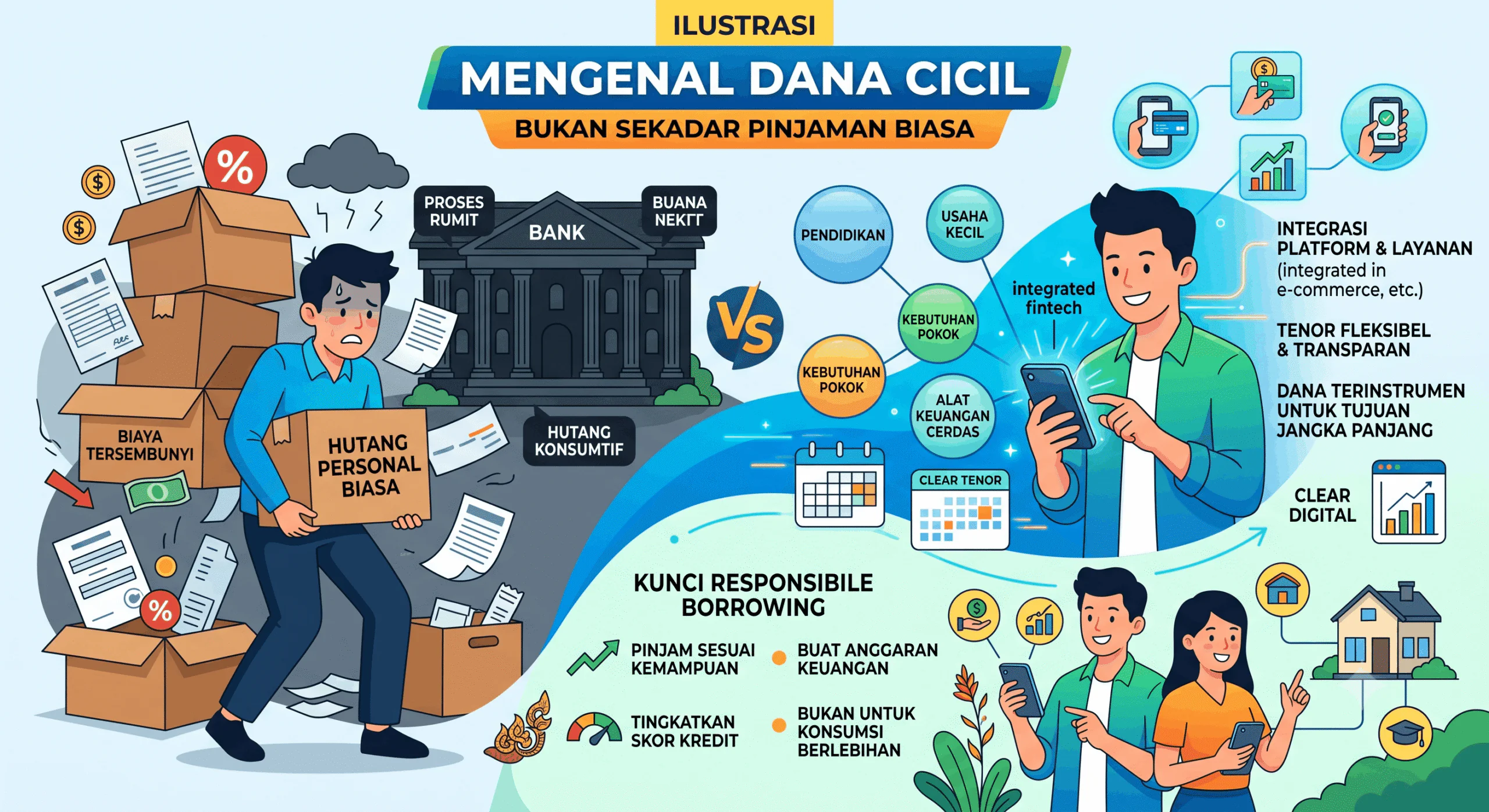 Risiko Telat Bayar Cicilan Terhadap Evaluasi Limit Dana Cicil Berikutnya