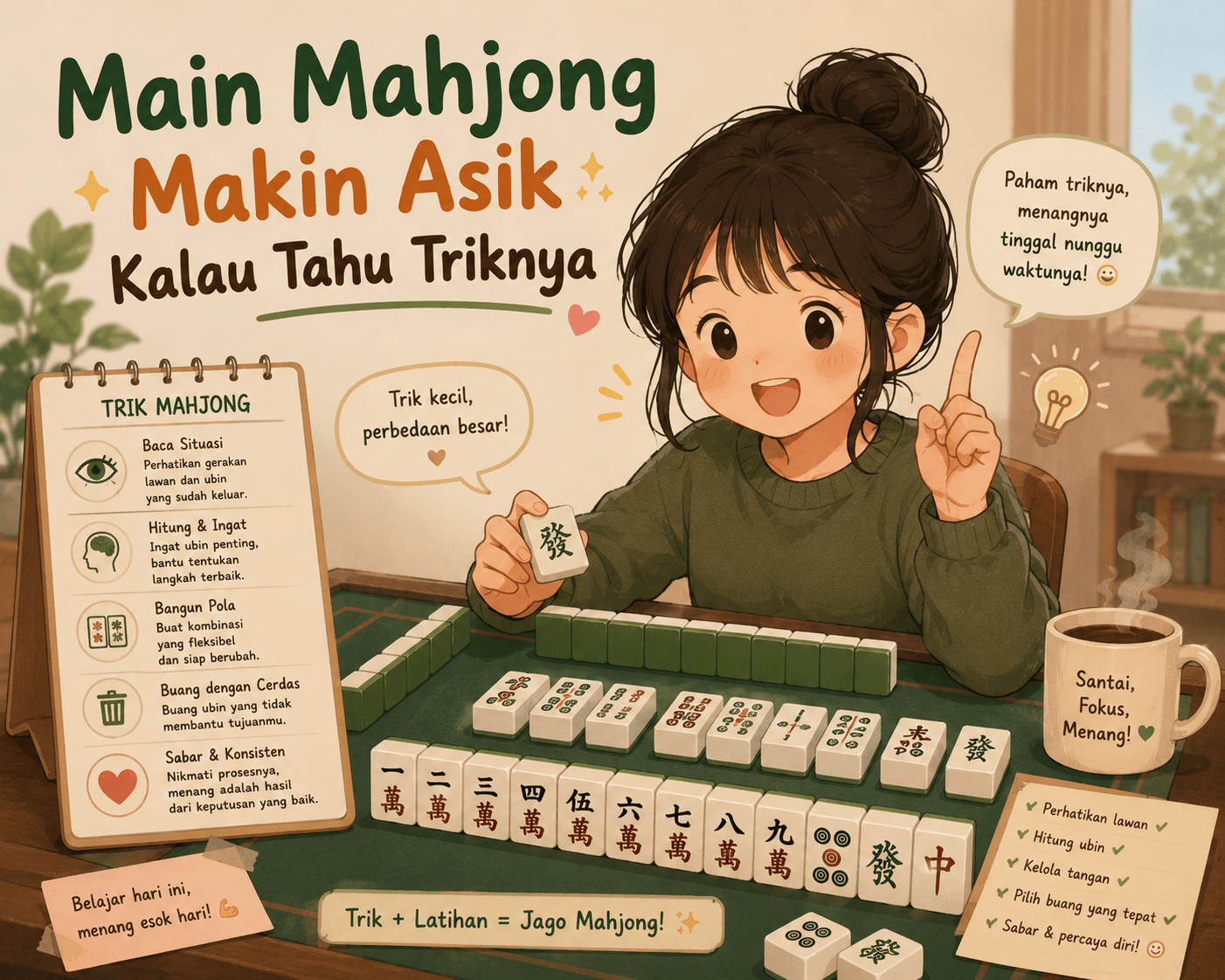 Main Mahjong Makin Asik Kalau Tahu Triknya