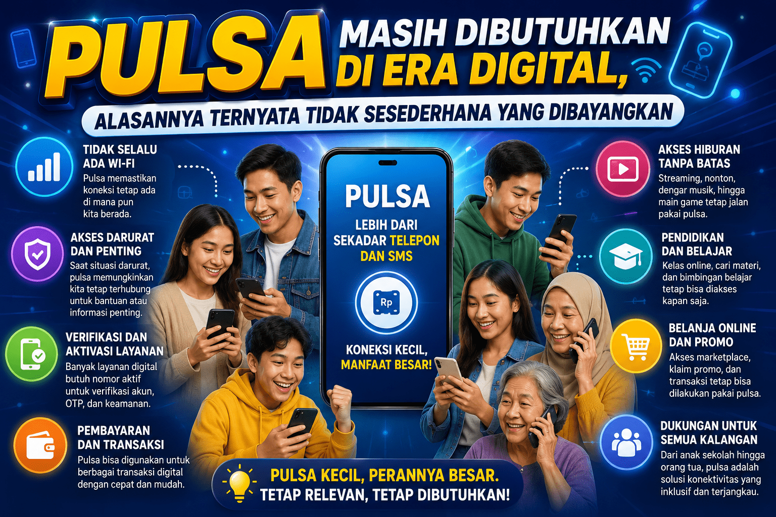 Pulsa Masih Dibutuhkan di Era Digital, Alasannya Ternyata Tidak Sesederhana yang Dibayangkan