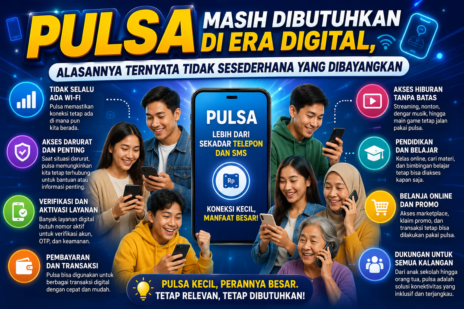 Pulsa Masih Dibutuhkan di Era Digital, Alasannya Ternyata Tidak Sesederhana yang Dibayangkan