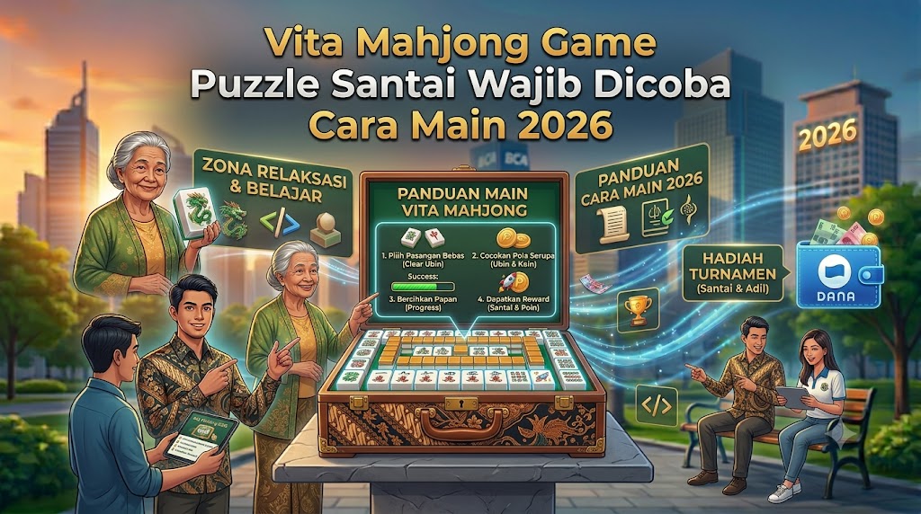 Vita Mahjong Game Puzzle Santai Wajib Dicoba Cara Main